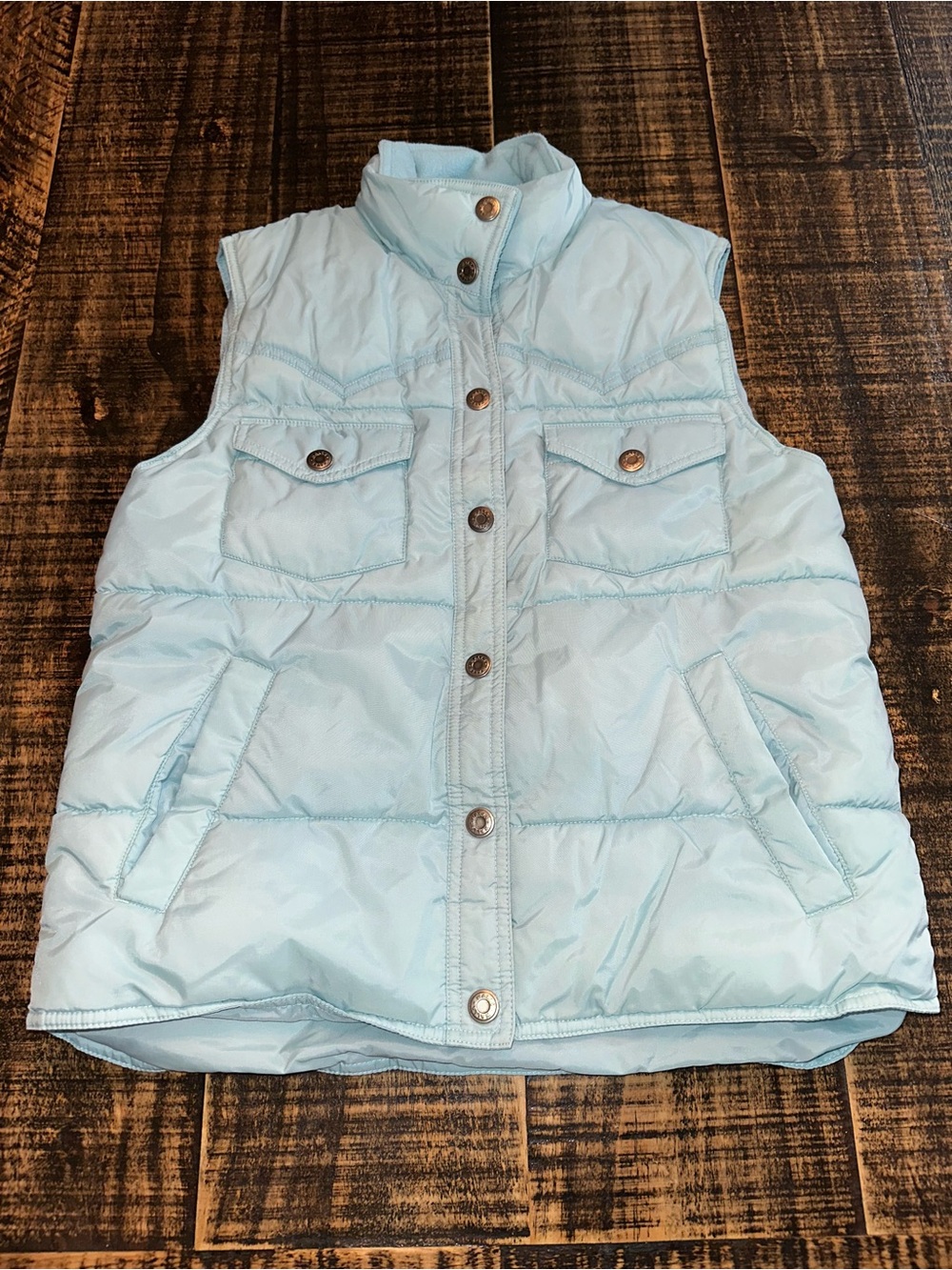 Walls size XS Woman’s Down Vest Robin Egg Blue